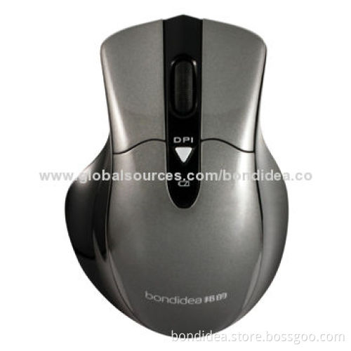 Wireless Laser Mouse with High-resolution, OEM Orders Welcomed